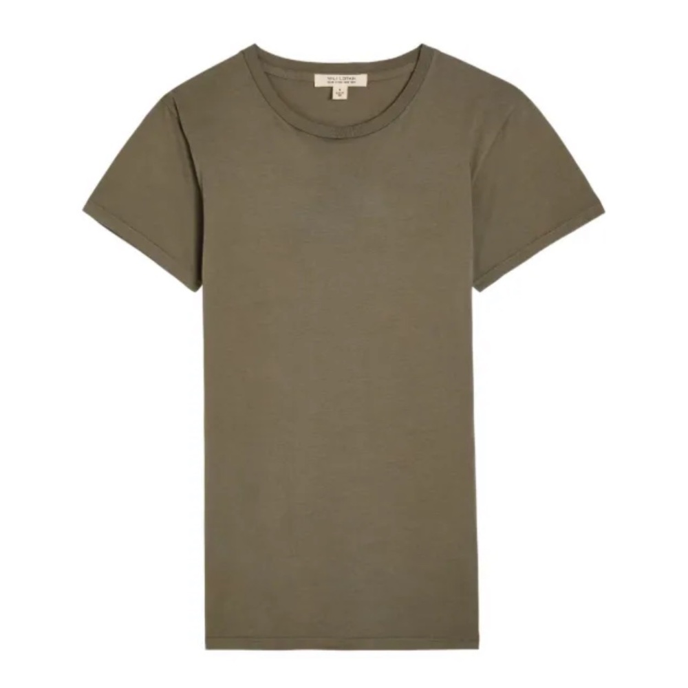 Nili Lotan Khaki Women’s Short Sleeve Tee Medium